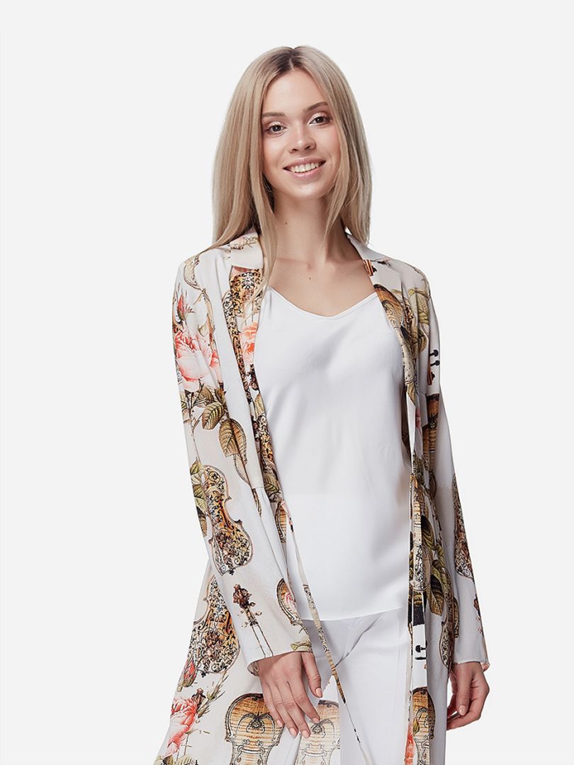 Chiffon floral cardigan summer