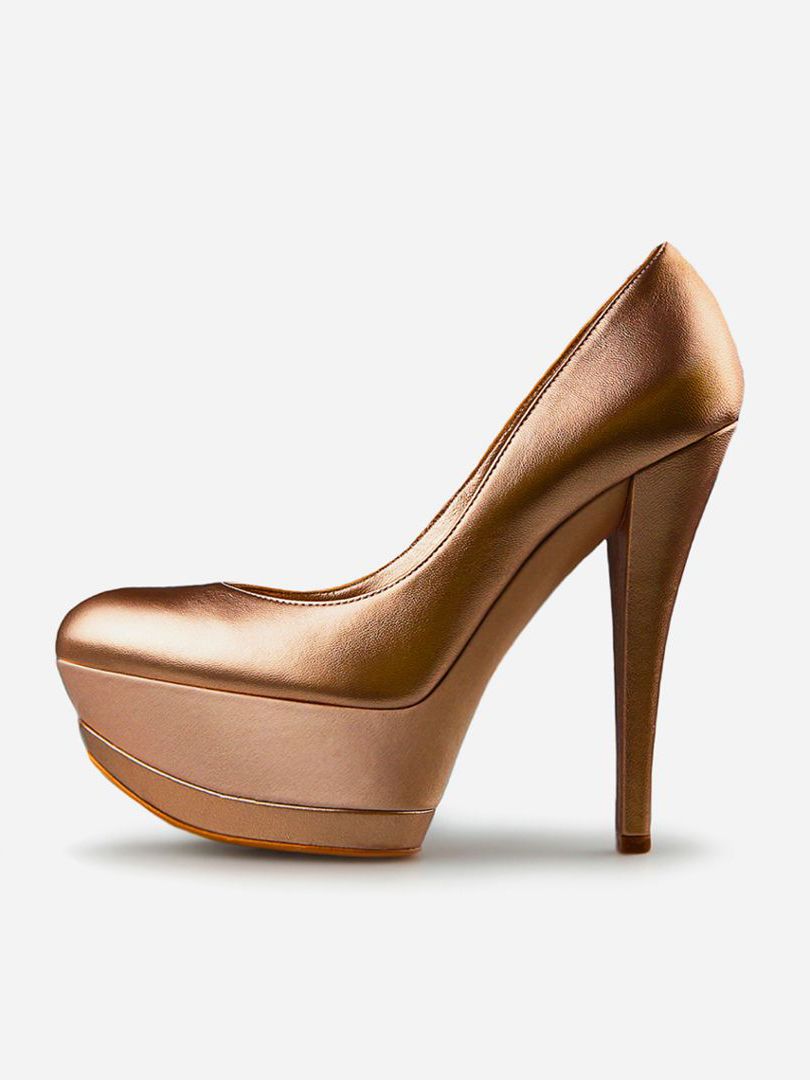 Women's flax dress pump