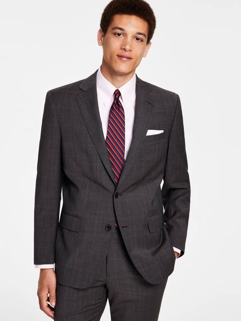 Classic fit stretch suit