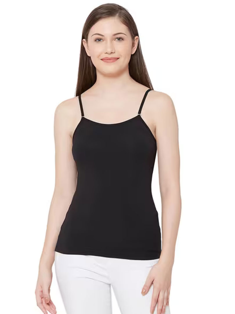 Women's slim-fit cotton tank - Image 2